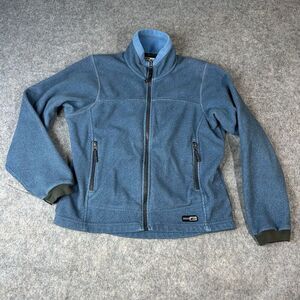 REI Jacket Womens Small Full Zip Fleece Blue Outdoor Hiking Camping Granola